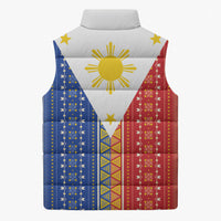Philippines Sun Sleeveless Puffer Jacket Igorot Tribal Inspiration