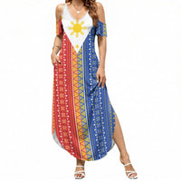 Philippines Sun Summer Maxi Dress Igorot Tribal Inspiration