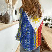 Philippines Sun Women Casual Shirt Igorot Tribal Inspiration
