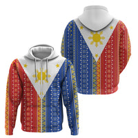 Philippines Sun Zip Hoodie Igorot Tribal Inspiration