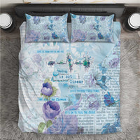 Mental Health Bedding Set Healing Is Not Linear - Wonder Print Shop