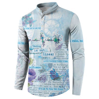 Mental Health Button Sweatshirt Healing Is Not Linear - Wonder Print Shop