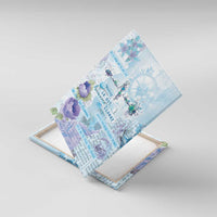 Mental Health Canvas Wall Art Healing Is Not Linear - Wonder Print Shop