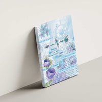 Mental Health Canvas Wall Art Healing Is Not Linear - Wonder Print Shop