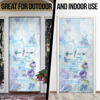 Mental Health Door Cover Healing Is Not Linear - Wonder Print Shop