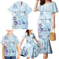 Mental Health Family Matching Mermaid Dress and Hawaiian Shirt Healing Is Not Linear - Wonder Print Shop