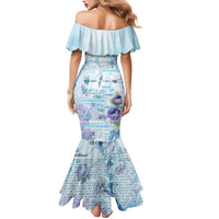 Mental Health Family Matching Mermaid Dress and Hawaiian Shirt Healing Is Not Linear - Wonder Print Shop