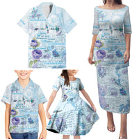 Mental Health Family Matching Puletasi and Hawaiian Shirt Healing Is Not Linear - Wonder Print Shop