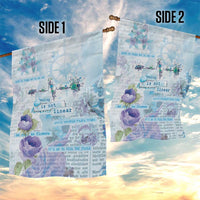 Mental Health Garden Flag Healing Is Not Linear - Wonder Print Shop