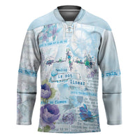 Mental Health Hockey Jersey Healing Is Not Linear - Wonder Print Shop