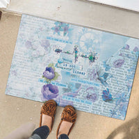 Mental Health Rubber Doormat Healing Is Not Linear - Wonder Print Shop