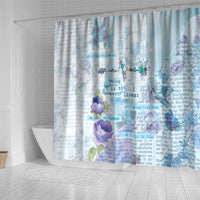 Mental Health Shower Curtain Healing Is Not Linear - Wonder Print Shop