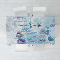 Mental Health Tablecloth Healing Is Not Linear - Wonder Print Shop