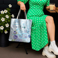 Mental Health Tote Bag Healing Is Not Linear - Wonder Print Shop