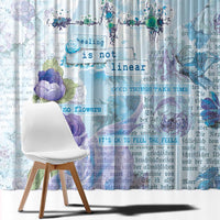 Mental Health Window Curtain Healing Is Not Linear - Wonder Print Shop