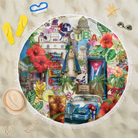 Cuba Libre Beach Blanket The Culture Of Cuba - Wonder Print Shop