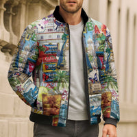 Cuba Libre Bomber Puffer Jacket The Culture Of Cuba - Wonder Print Shop