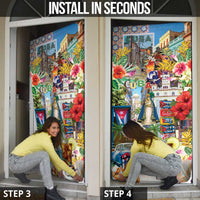 Cuba Libre Door Cover The Culture Of Cuba - Wonder Print Shop