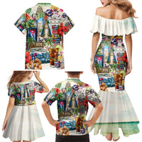 Cuba Libre Family Matching Mermaid Dress and Hawaiian Shirt The Culture Of Cuba - Wonder Print Shop