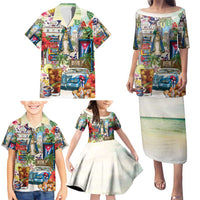Cuba Libre Family Matching Puletasi and Hawaiian Shirt The Culture Of Cuba - Wonder Print Shop