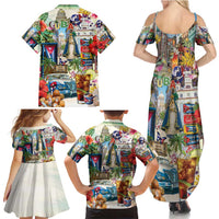 Cuba Libre Family Matching Summer Maxi Dress and Hawaiian Shirt The Culture Of Cuba - Wonder Print Shop