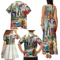 Cuba Libre Family Matching Tank Maxi Dress and Hawaiian Shirt The Culture Of Cuba - Wonder Print Shop
