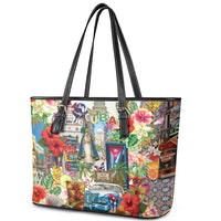 Cuba Libre Leather Tote Bag The Culture Of Cuba - Wonder Print Shop