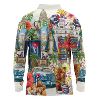 Cuba Libre Long Sleeve Polo Shirt The Culture Of Cuba - Wonder Print Shop