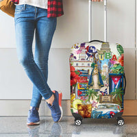 Cuba Libre Luggage Cover The Culture Of Cuba - Wonder Print Shop