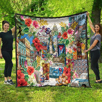 Cuba Libre Quilt The Culture Of Cuba - Wonder Print Shop