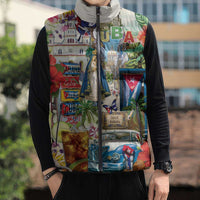 Cuba Libre Sleeveless Puffer Jacket The Culture Of Cuba - Wonder Print Shop