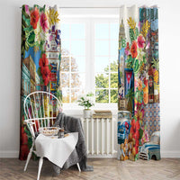 Cuba Libre Window Curtain The Culture Of Cuba - Wonder Print Shop