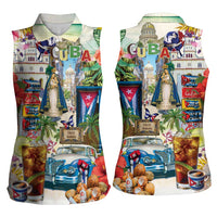 Cuba Libre Women Sleeveless Polo Shirt The Culture Of Cuba - Wonder Print Shop