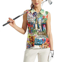 Cuba Libre Women Sleeveless Polo Shirt The Culture Of Cuba - Wonder Print Shop