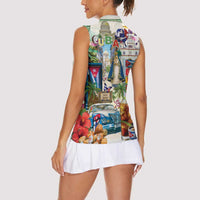 Cuba Libre Women Sleeveless Polo Shirt The Culture Of Cuba - Wonder Print Shop