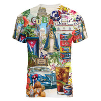 Cuba Libre Women V-Neck T-Shirt The Culture Of Cuba - Wonder Print Shop