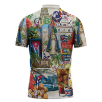 Cuba Libre Zipper Polo Shirt The Culture Of Cuba - Wonder Print Shop