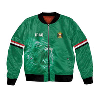 Custom Iraq Football Bomber Jacket Go Champions - Wonder Print Shop
