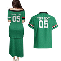 Custom Iraq Football Couples Matching Puletasi and Hawaiian Shirt Go Champions - Wonder Print Shop