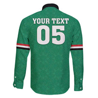 Custom Iraq Football Family Matching Long Sleeve Bodycon Dress and Hawaiian Shirt Go Champions - Wonder Print Shop