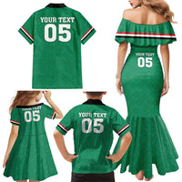 Custom Iraq Football Family Matching Mermaid Dress and Hawaiian Shirt Go Champions - Wonder Print Shop