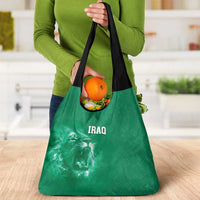 Iraq Football Grocery Bag Go Champions - Wonder Print Shop