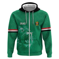 Custom Iraq Football Hoodie Go Champions - Wonder Print Shop