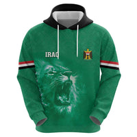 Custom Iraq Football Hoodie Go Champions - Wonder Print Shop