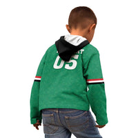 Custom Iraq Football Kid Hoodie Go Champions - Wonder Print Shop