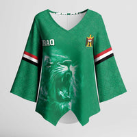 Custom Iraq Football Kimono Sleeve Blouse Go Champions - Wonder Print Shop
