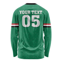 Custom Iraq Football Long Sleeve Shirt Go Champions - Wonder Print Shop