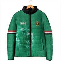 Custom Iraq Football Padded Jacket Go Champions - Wonder Print Shop