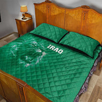 Iraq Football Quilt Bed Set Go Champions - Wonder Print Shop