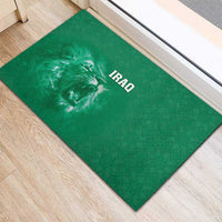 Iraq Football Rubber Doormat Go Champions - Wonder Print Shop